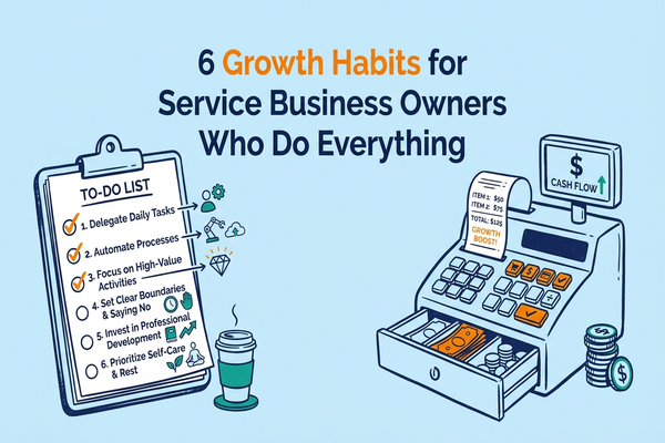 6 Growth Habits for Service Business Owners Who Do Everything