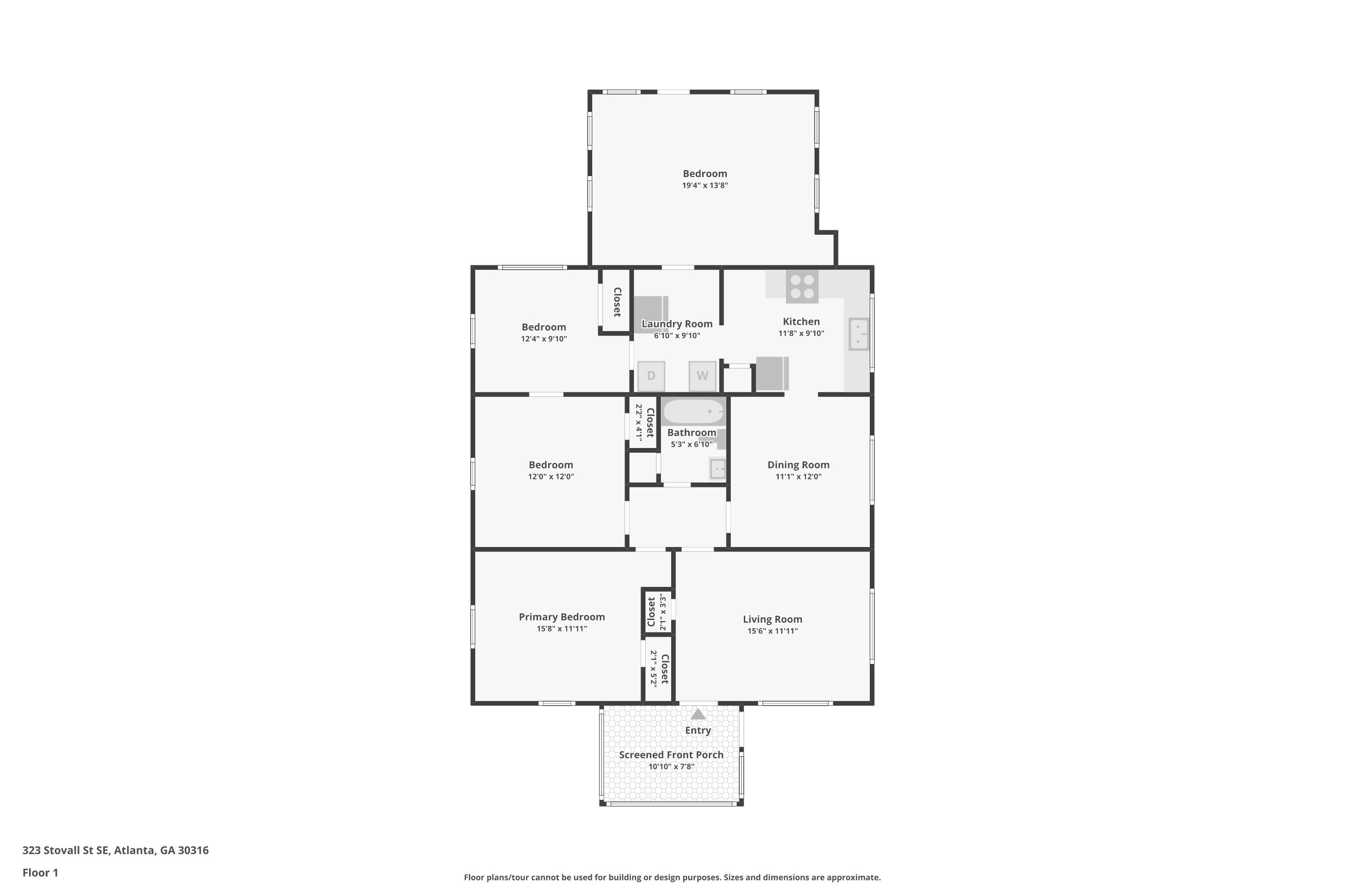 323 Stovall St SE Floor Plan