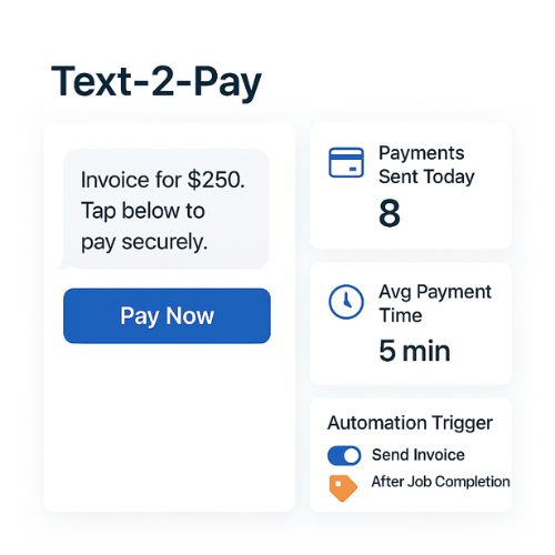 Text-2-Pay & Invoicing