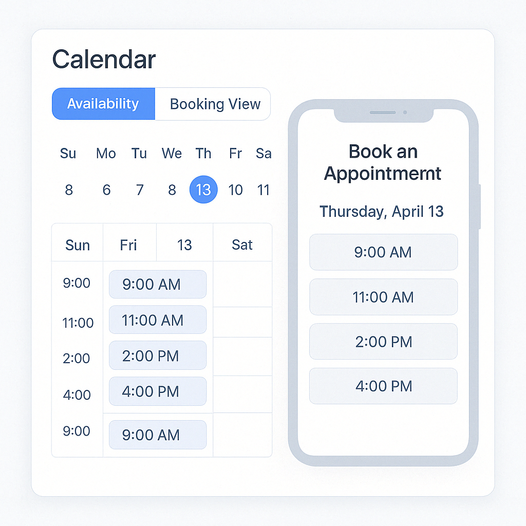 Smart Booking Calendar