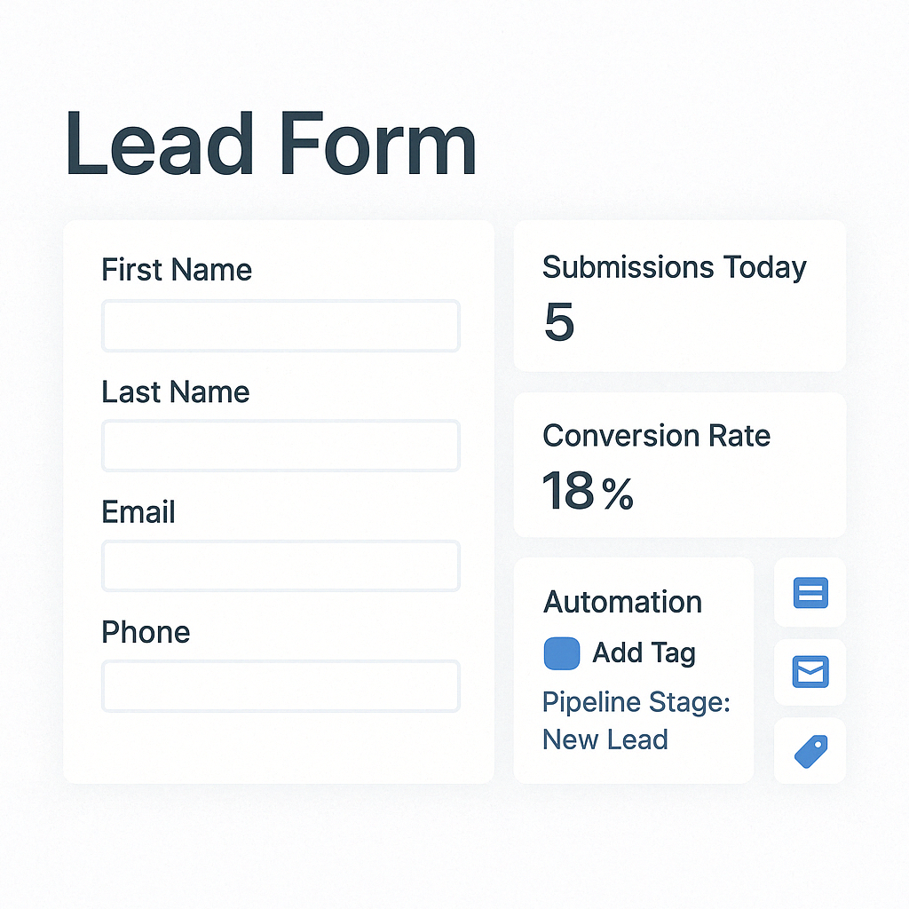 Lead Forms + Funnel Builder