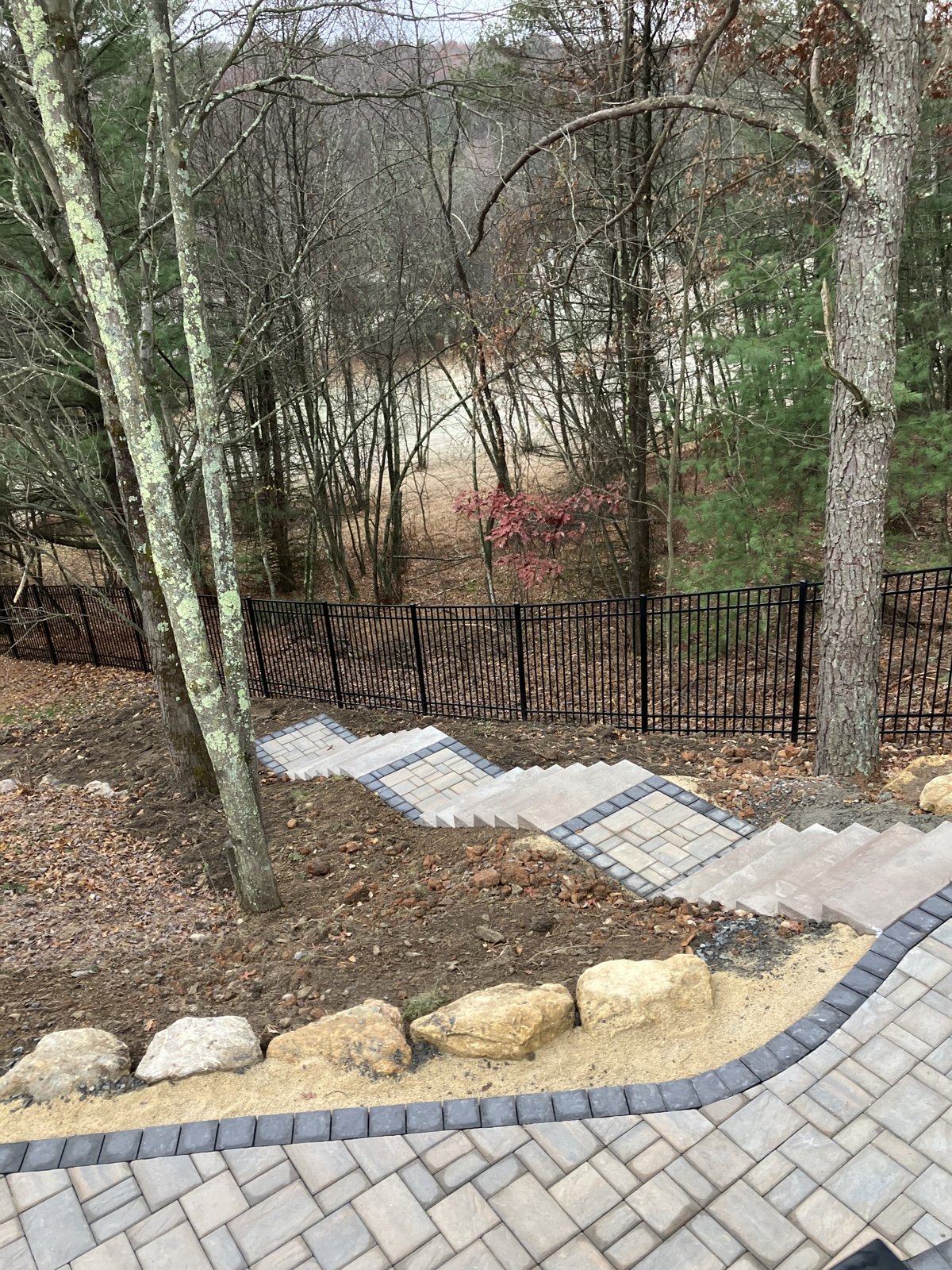After — Lehighton hillside transformation