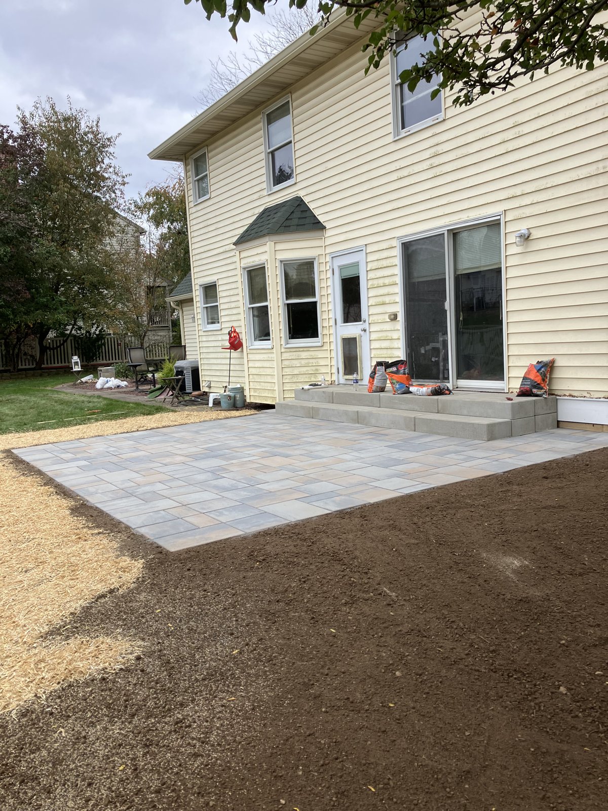 Before — Bethlehem patio transformation
