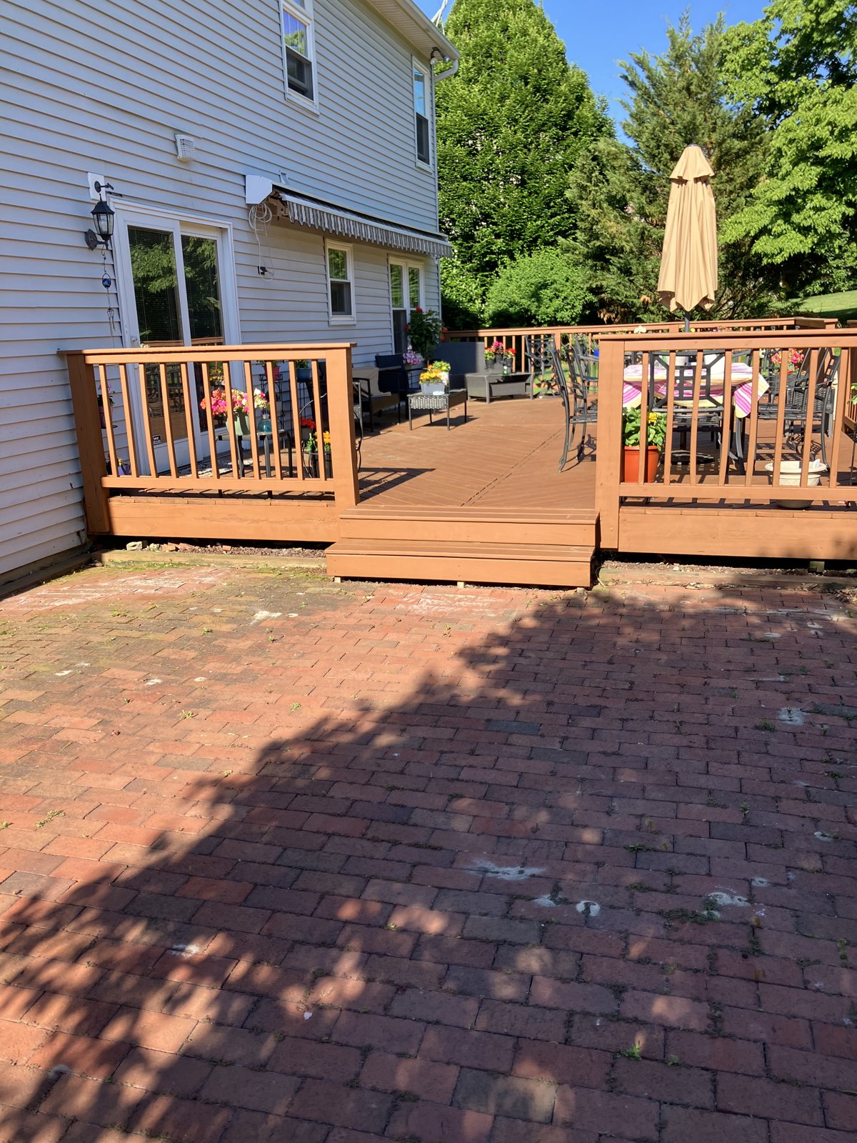 After — Retaining wall & steps project