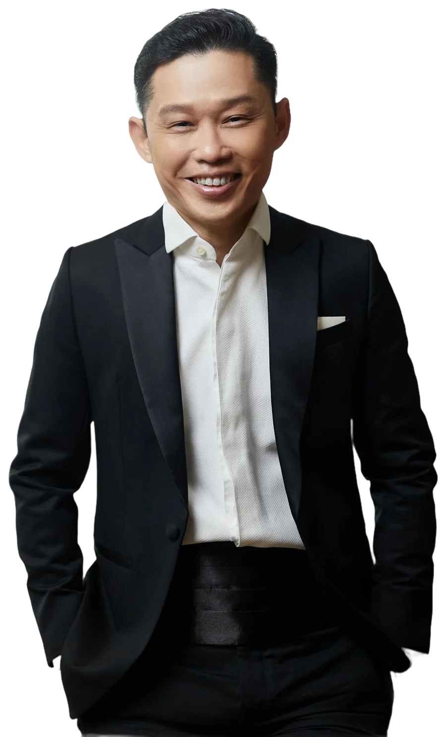 Siong Yoong in black tie, Singapore