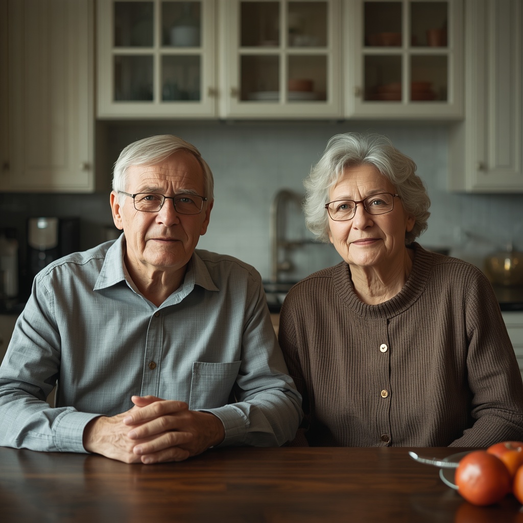 Empty nesters and family home lifestyle photograph