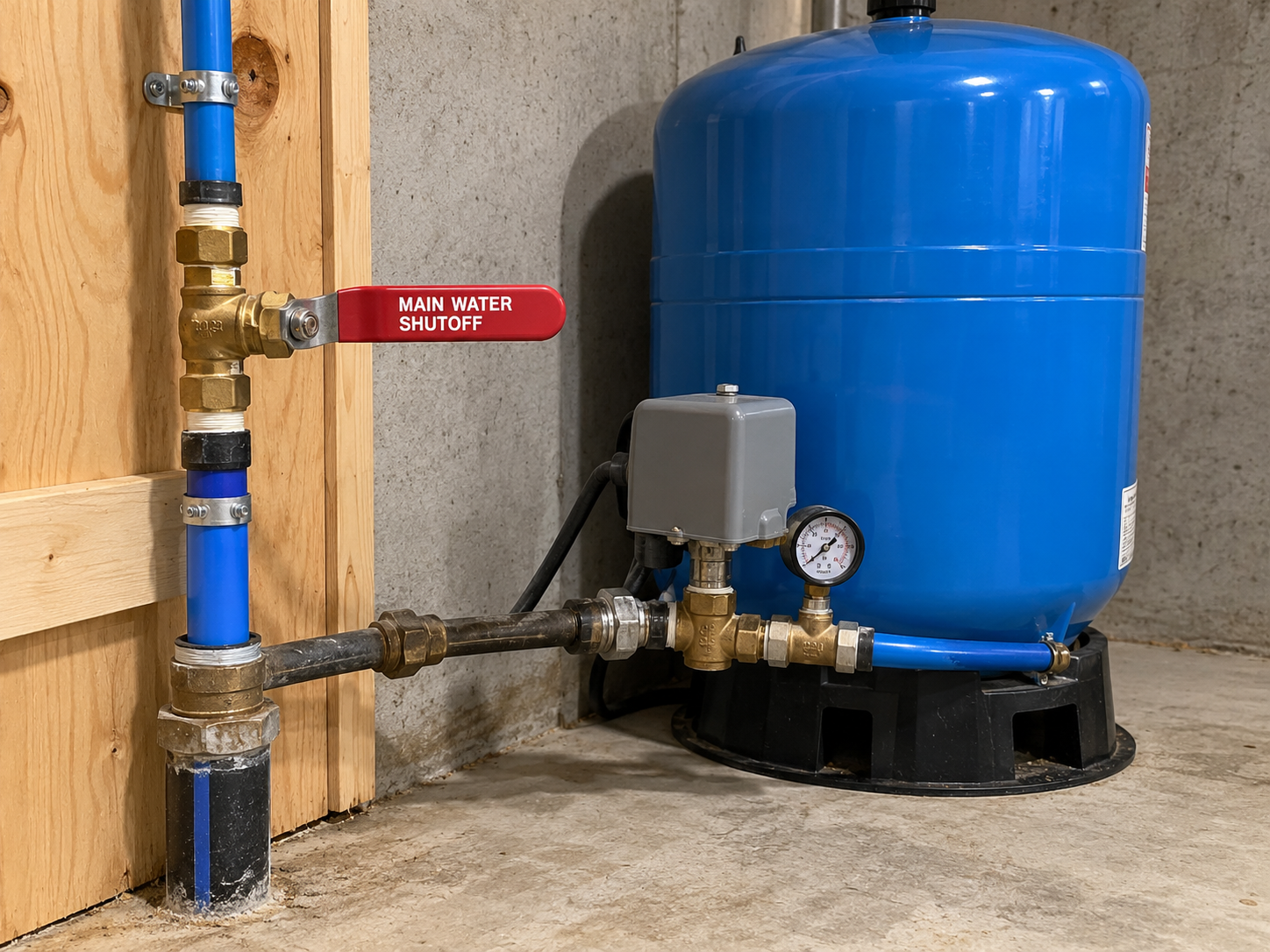Residential well pressure system