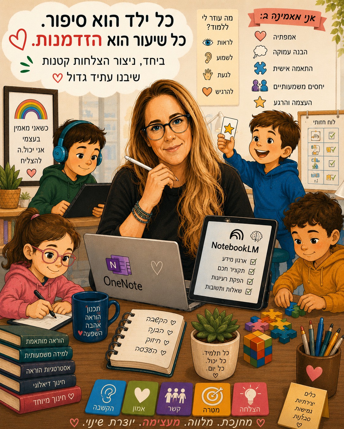 סביבת למידה יצירתית, טכנולוגית ומעצימה לילדים
