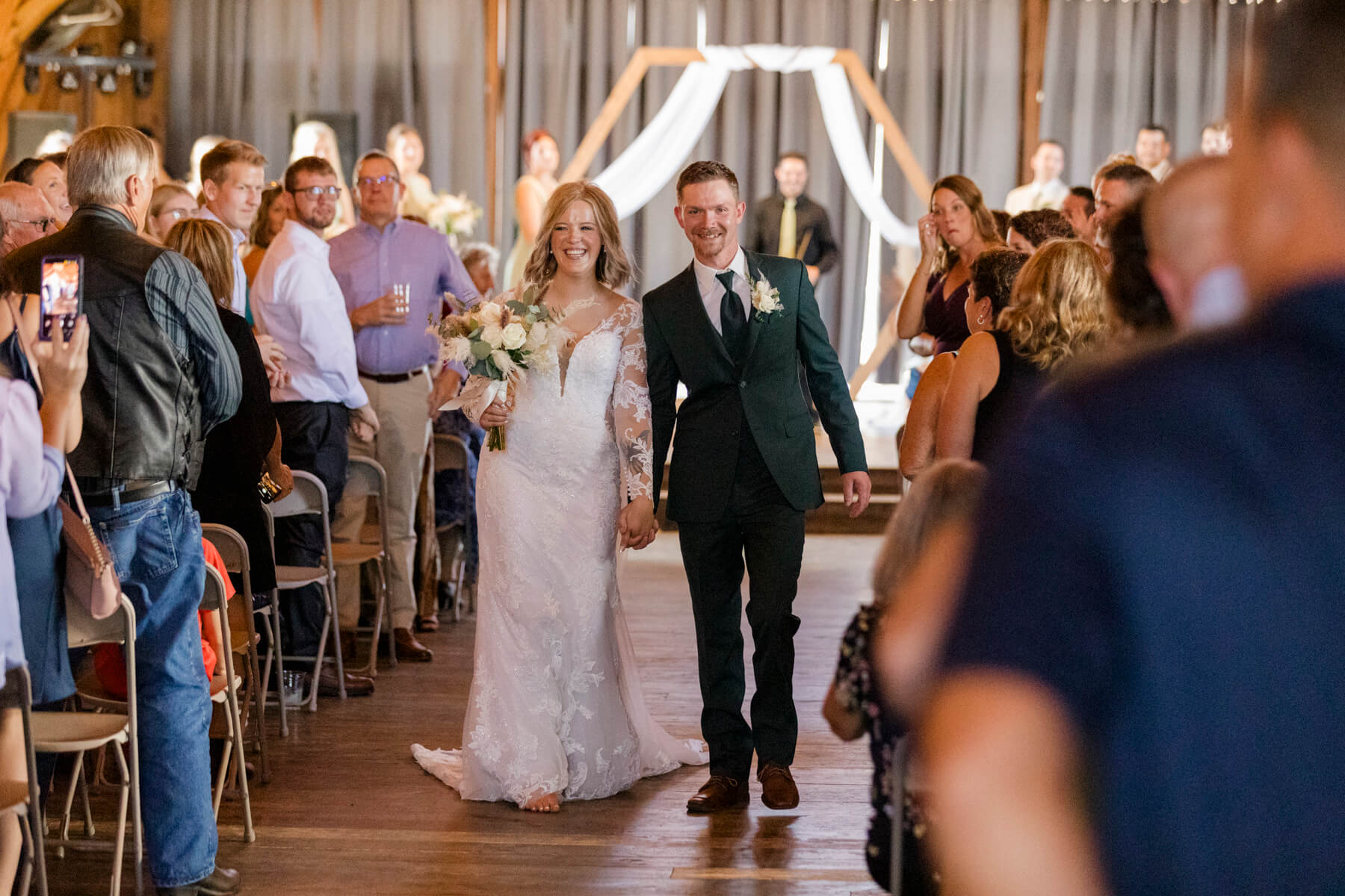 Tender close up moment between couple