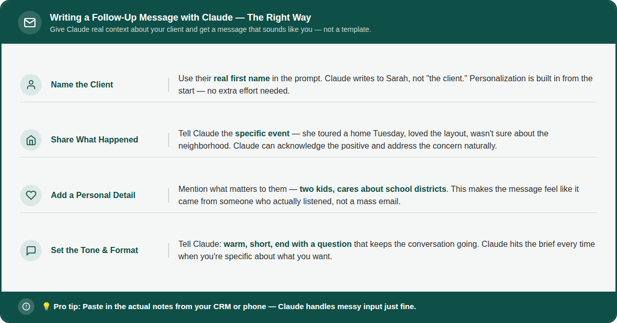 Follow-up Message