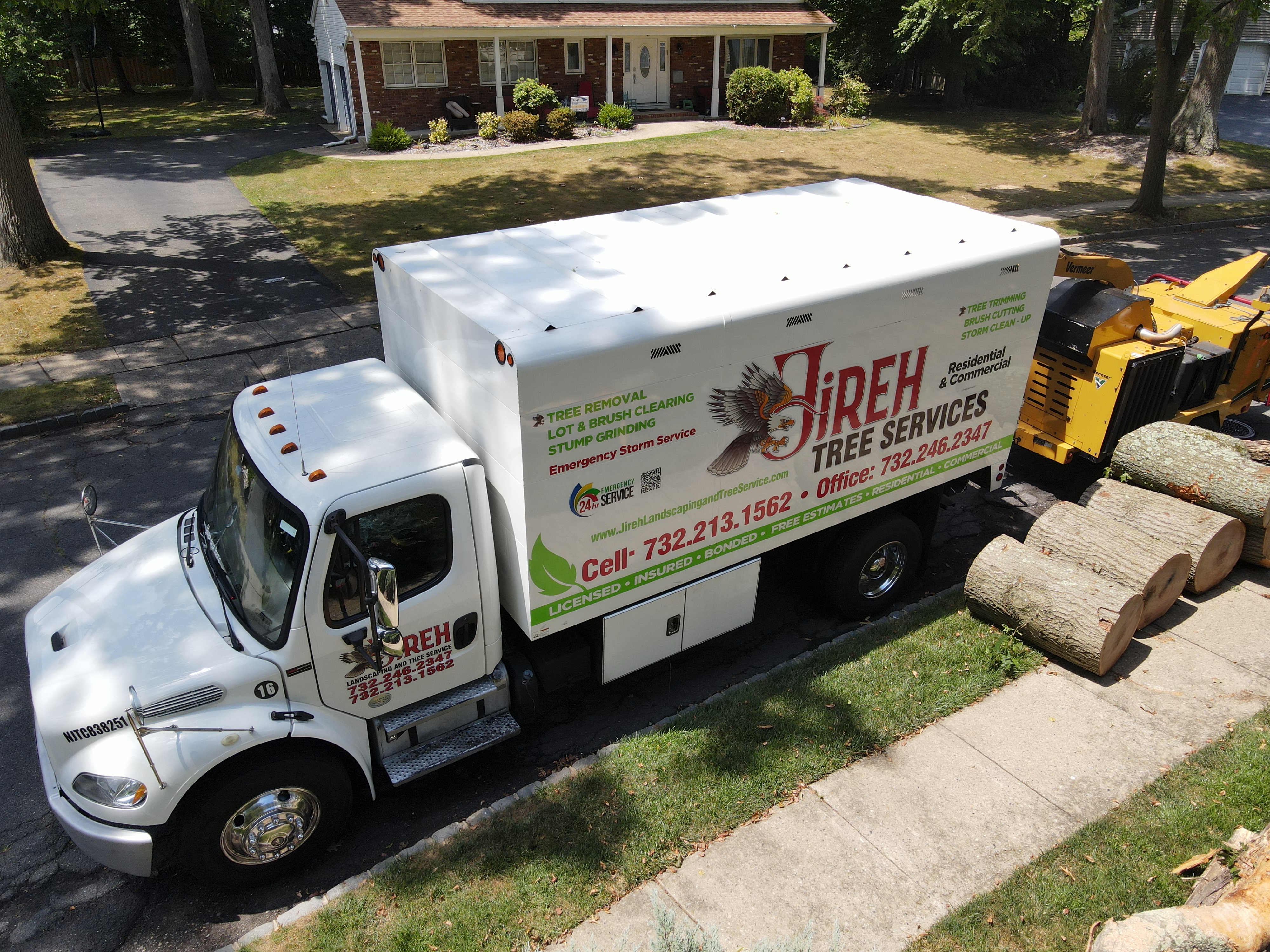 Land Clearing work by Jireh Landscaping in New Jersey