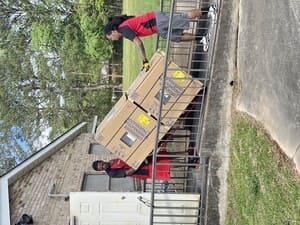 moving a refrigerator