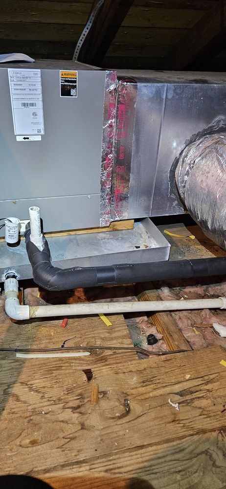 Attic air handler & drain line &mdash; JP Air Dr, Slidell LA