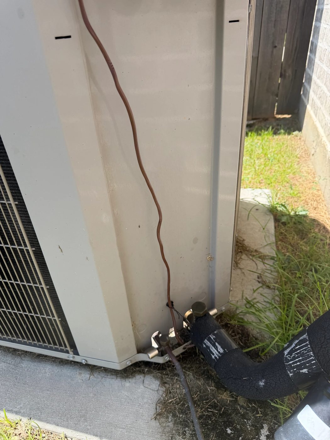 AC lineset & refrigerant connection &mdash; JP Air Dr, Slidell LA