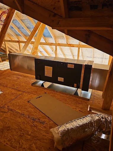 New attic unit installation &mdash; JP Air Dr, Slidell LA