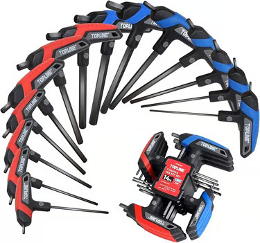 Topline T-Handle Hex Key Set