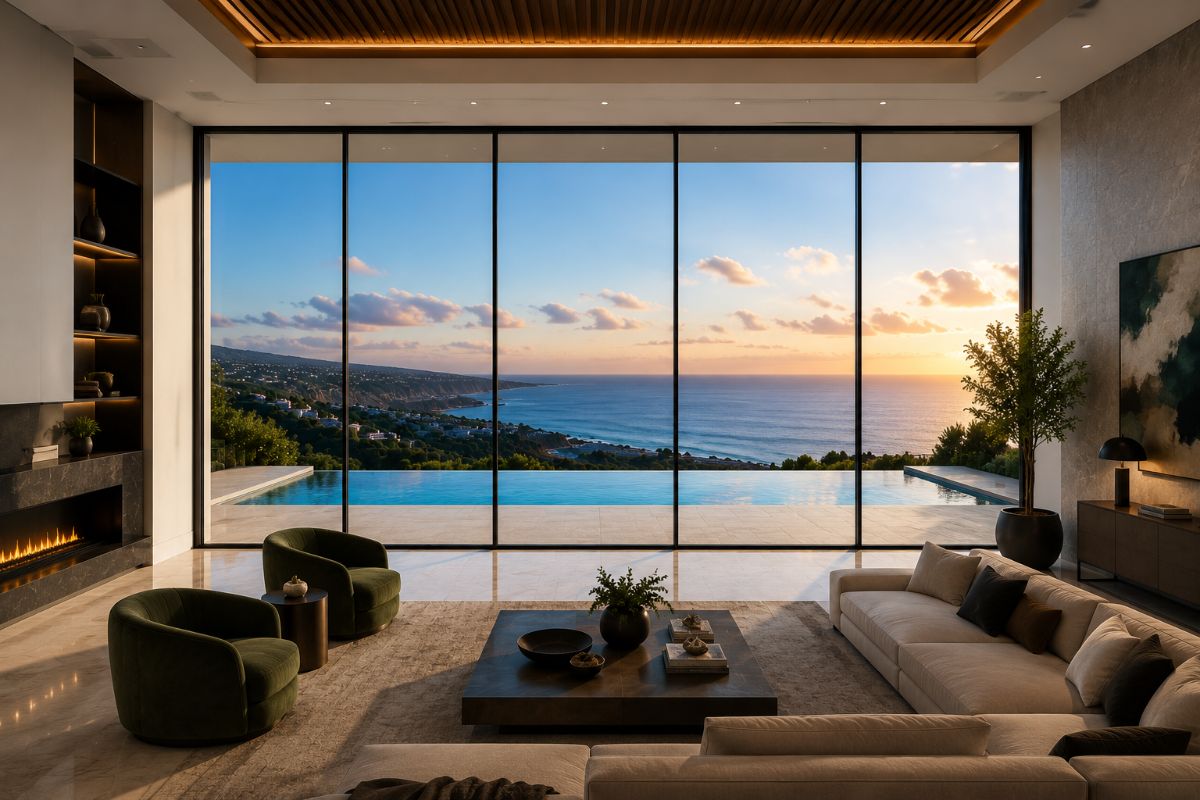 Luxury home interior clear