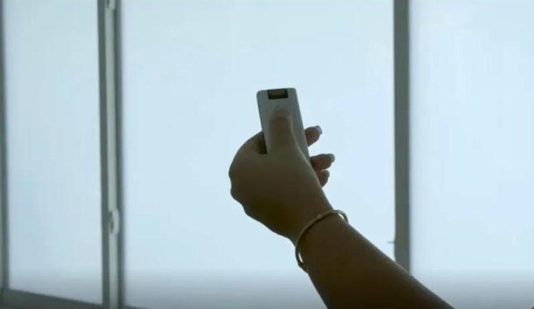 Switching frosted windows with a remote