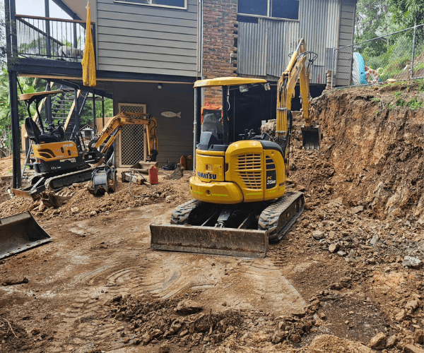 Mini Excavator Bobcat Combo Service