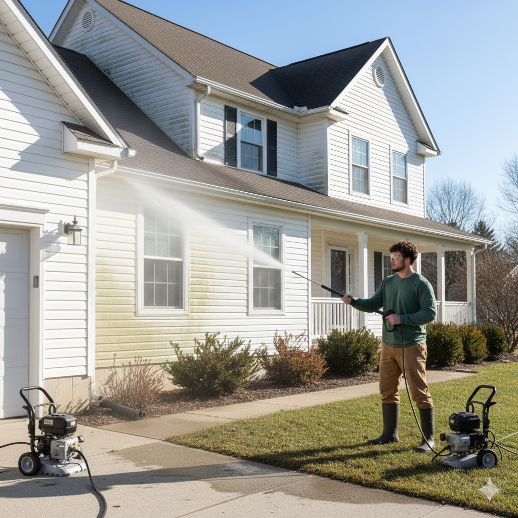 Professional pressure washing services in Laconia NH