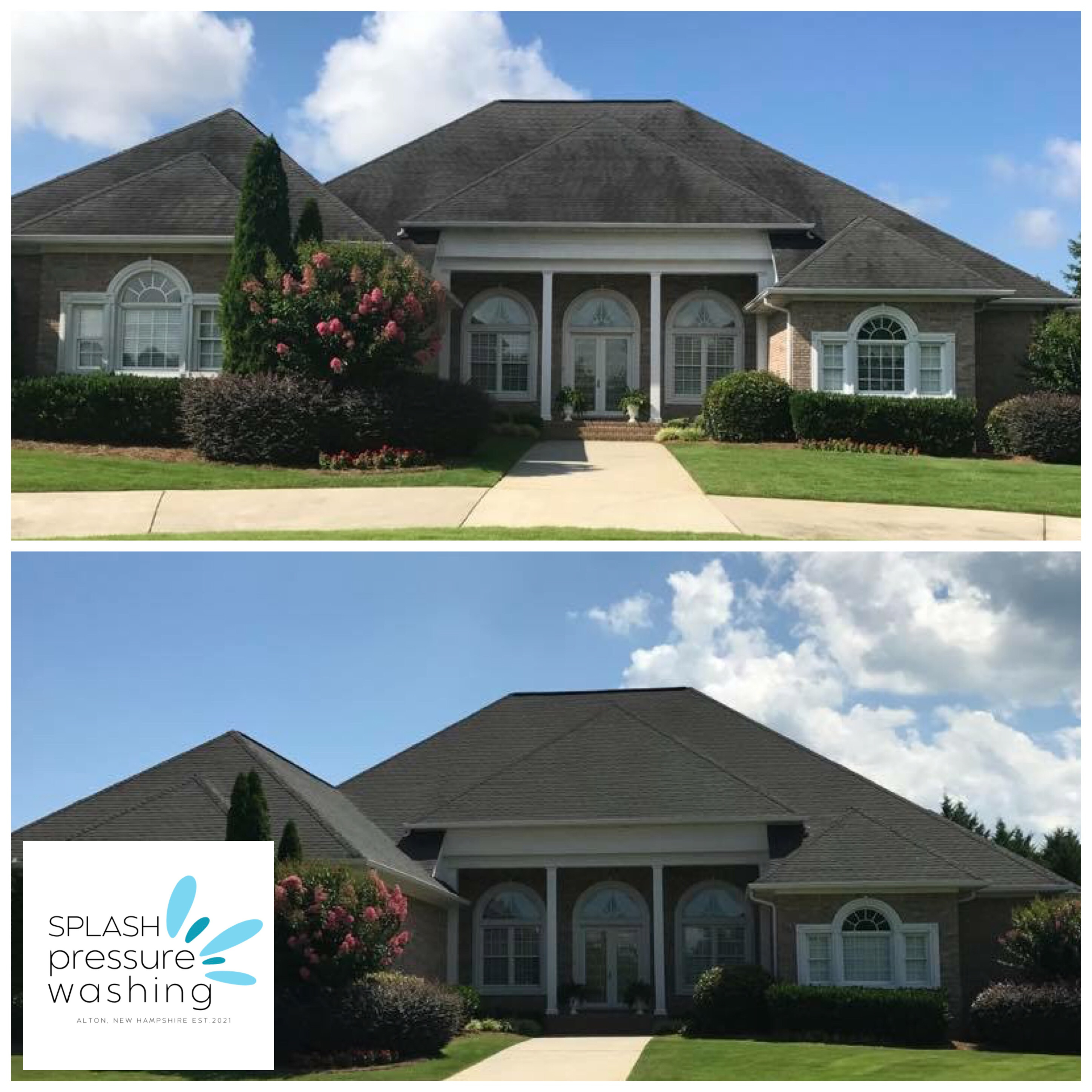 Professional house washing team in Alton NH