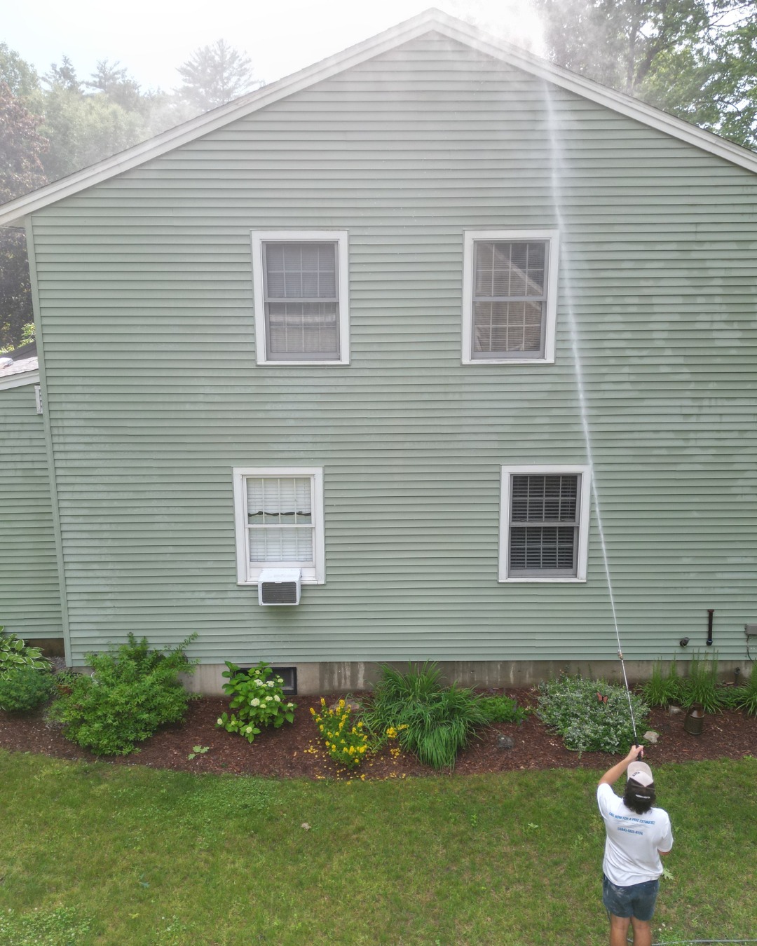 Professional pressure washing services in Hollis NH