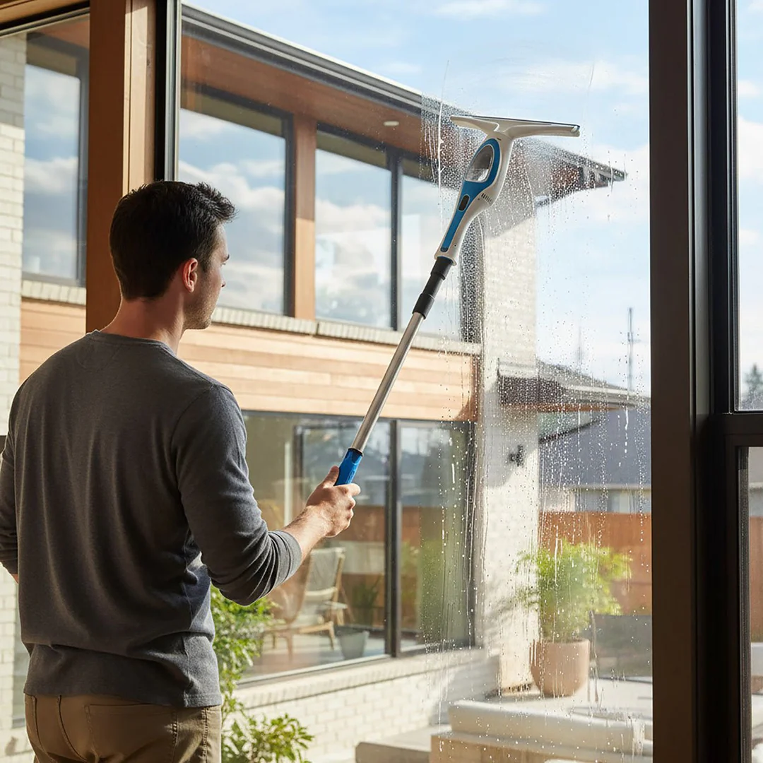 Professional pressure washing a home exterior in Wolfeboro NH