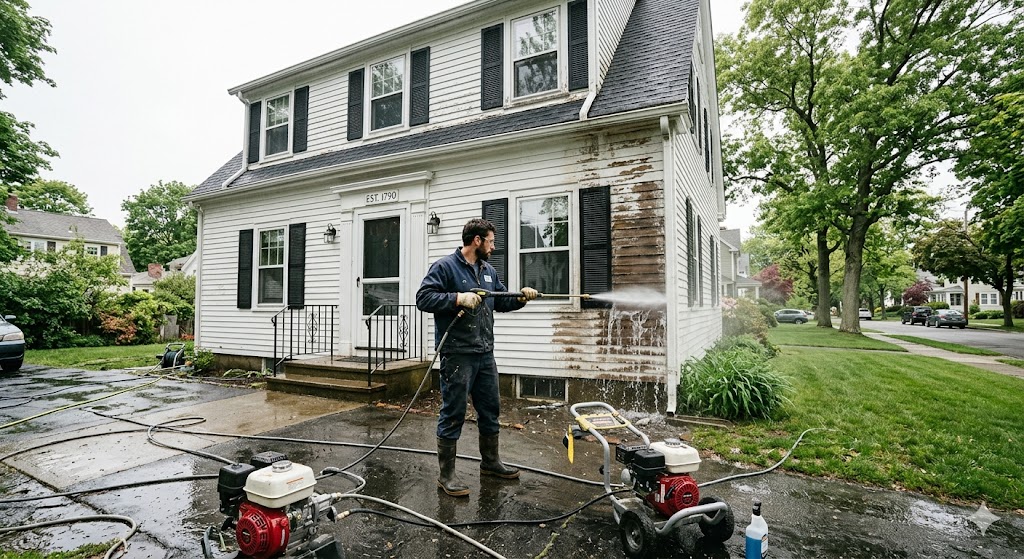Professional pressure washing services in Alton NH