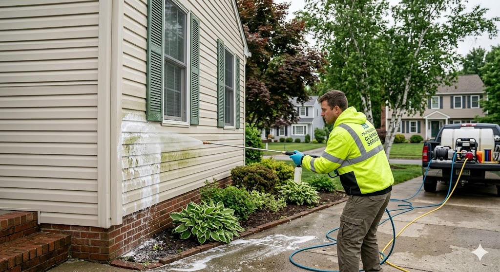 Professional pressure washing services in Marblehead MA