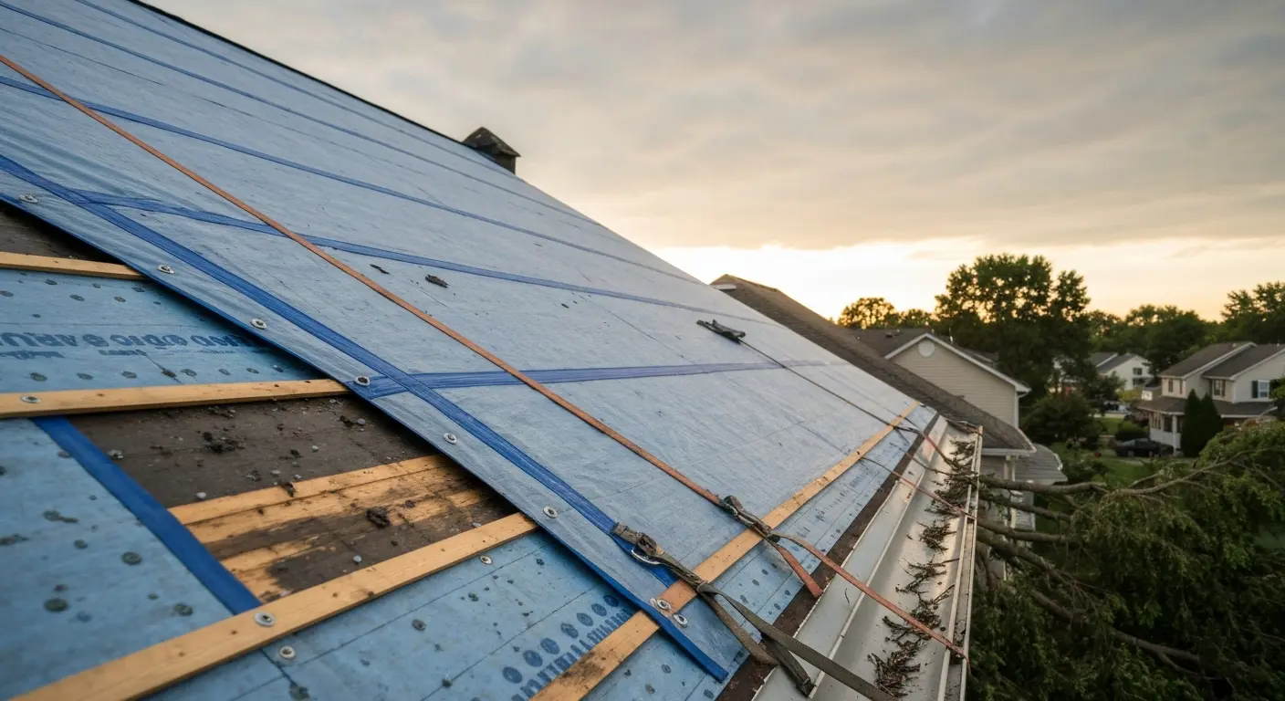 Storm damage repair