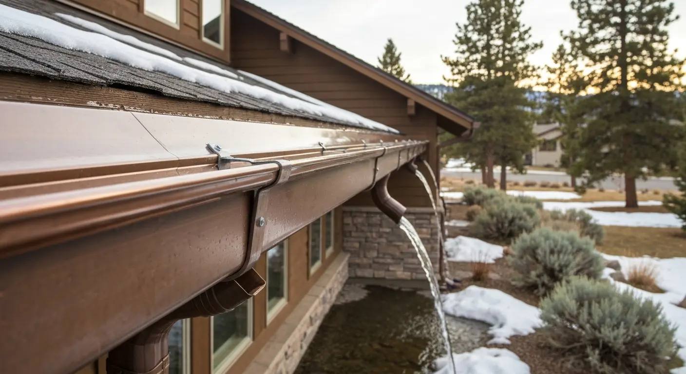 Gutters and trim work