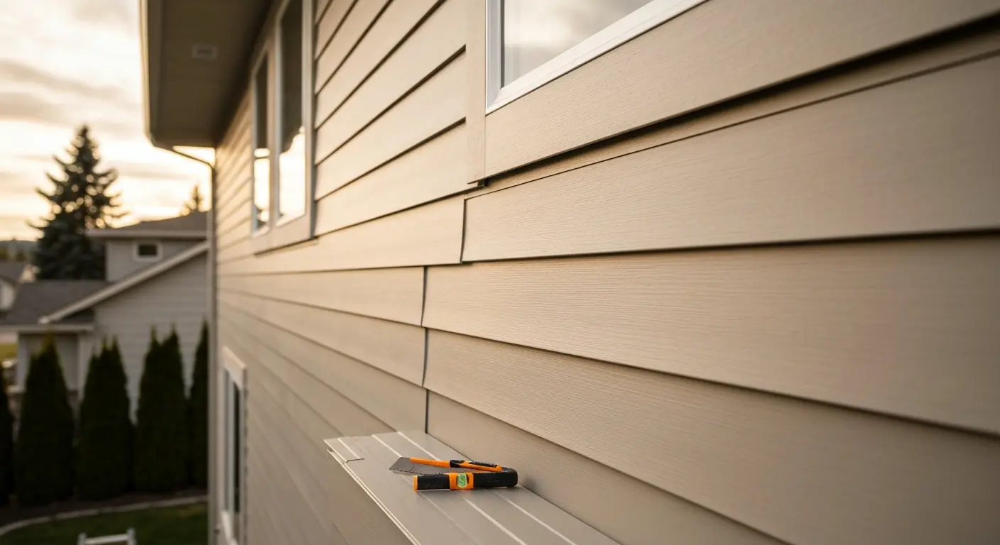 Fiber cement siding installation