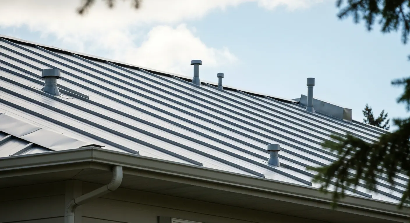 Standing seam metal roof
