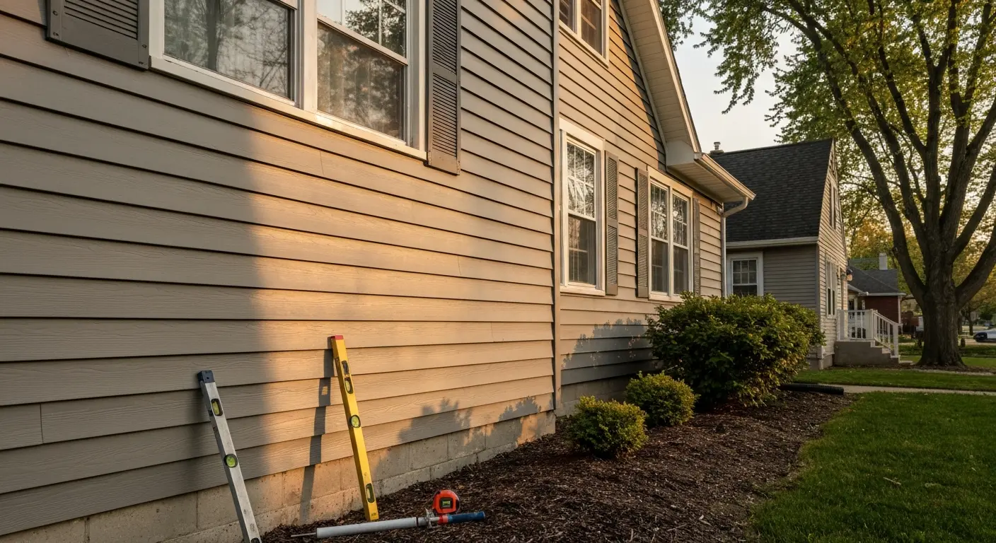 Siding project residential