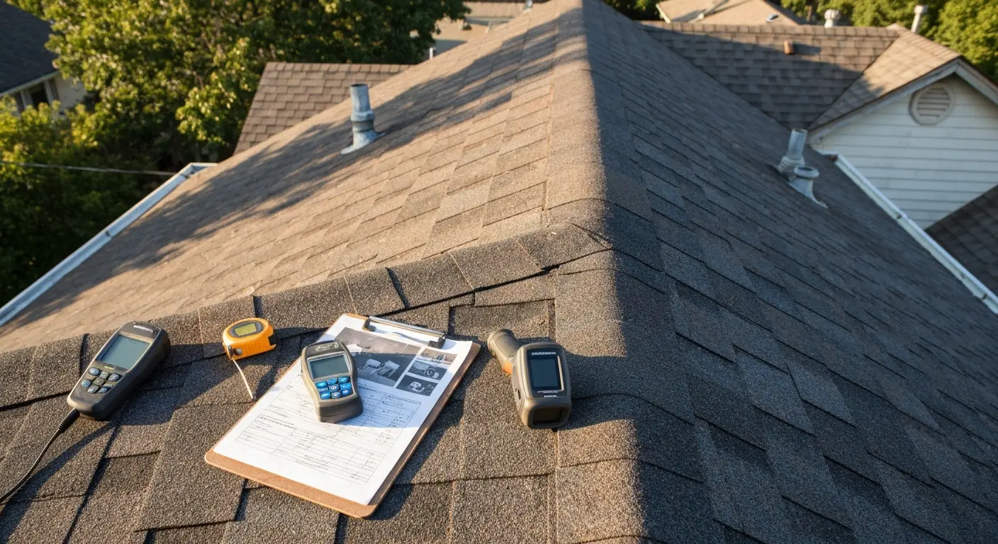 Professional roof inspection