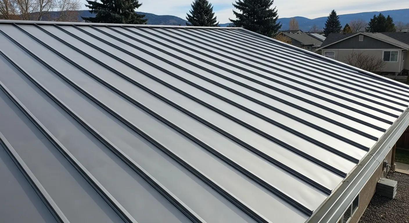 Metal roofing installation