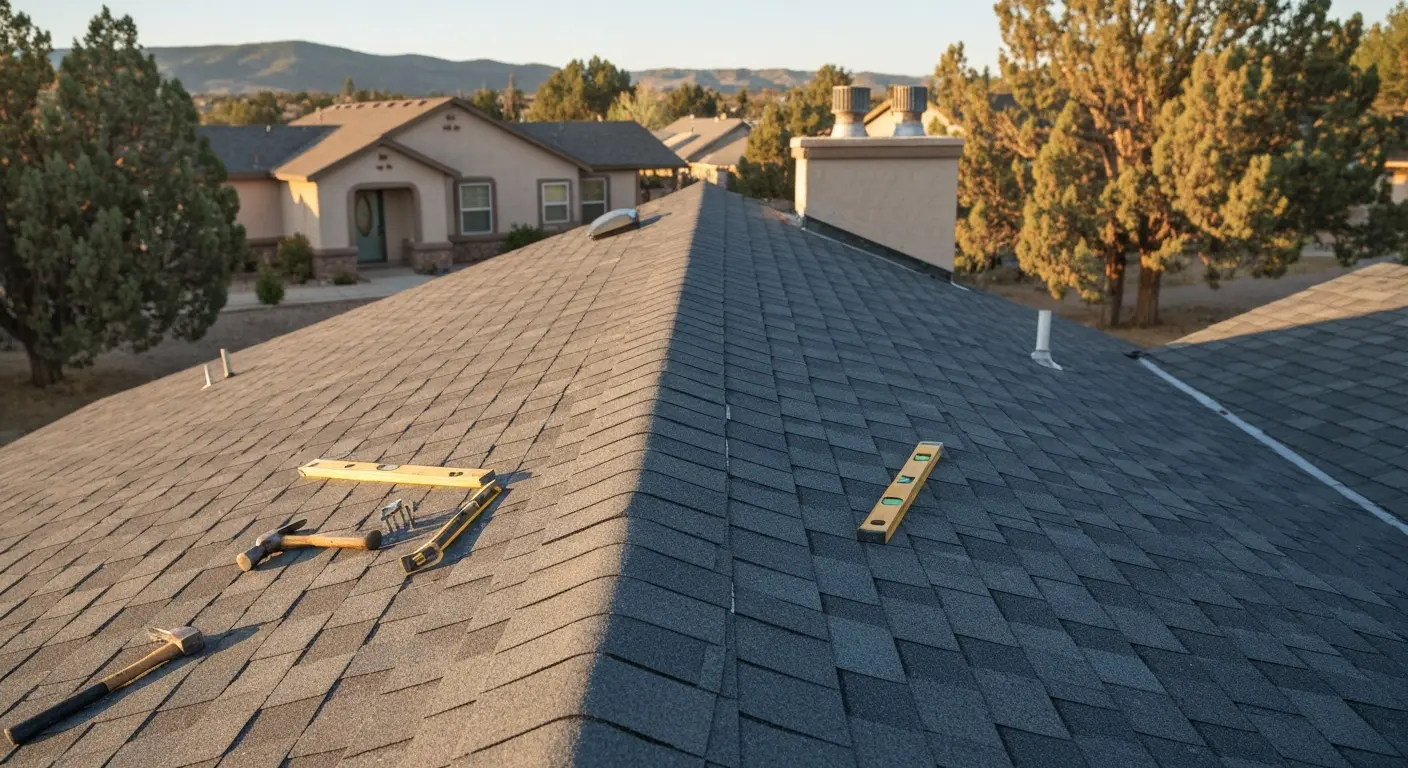 Roof installation project