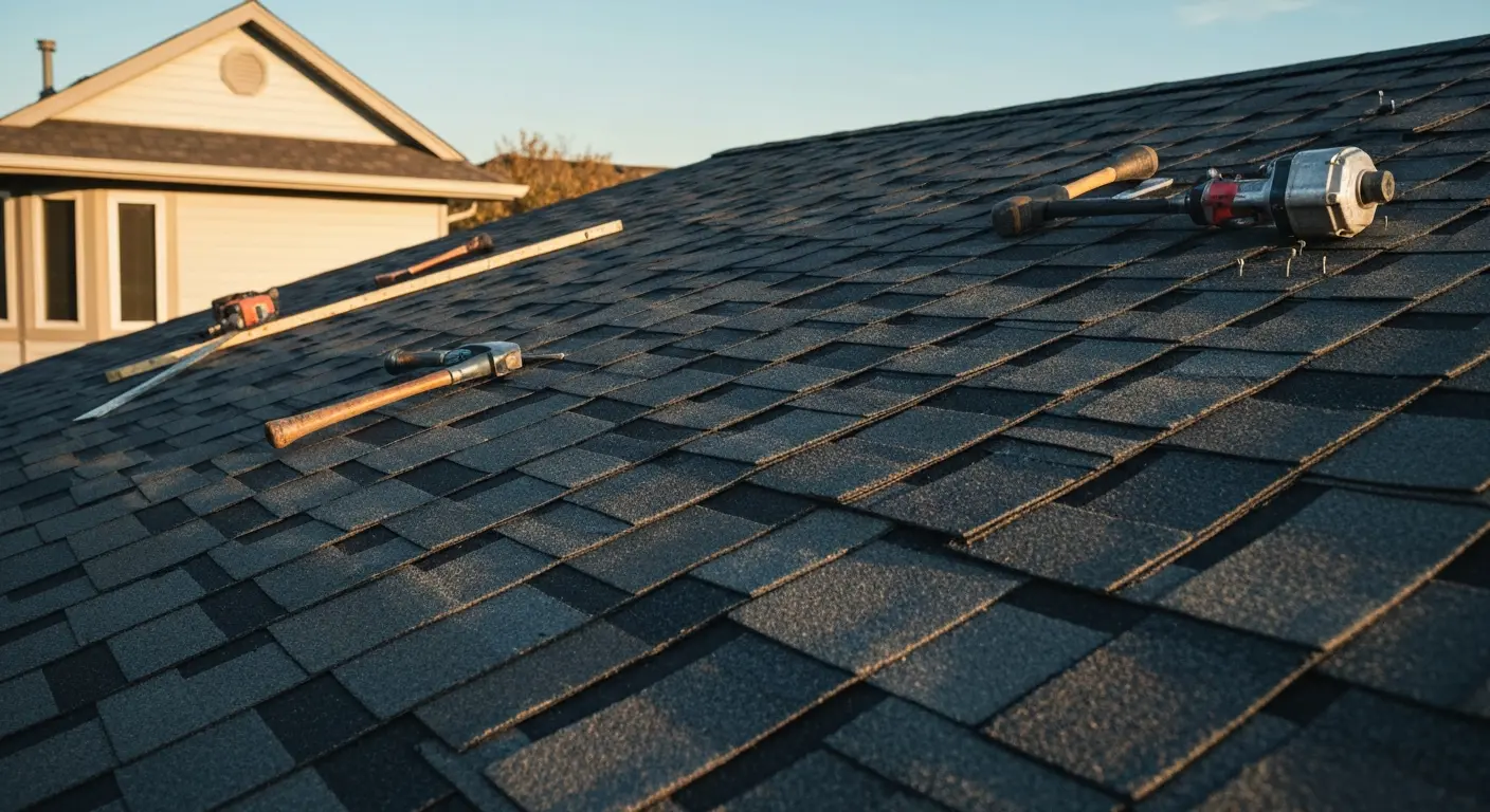 Roofing project in Middleton