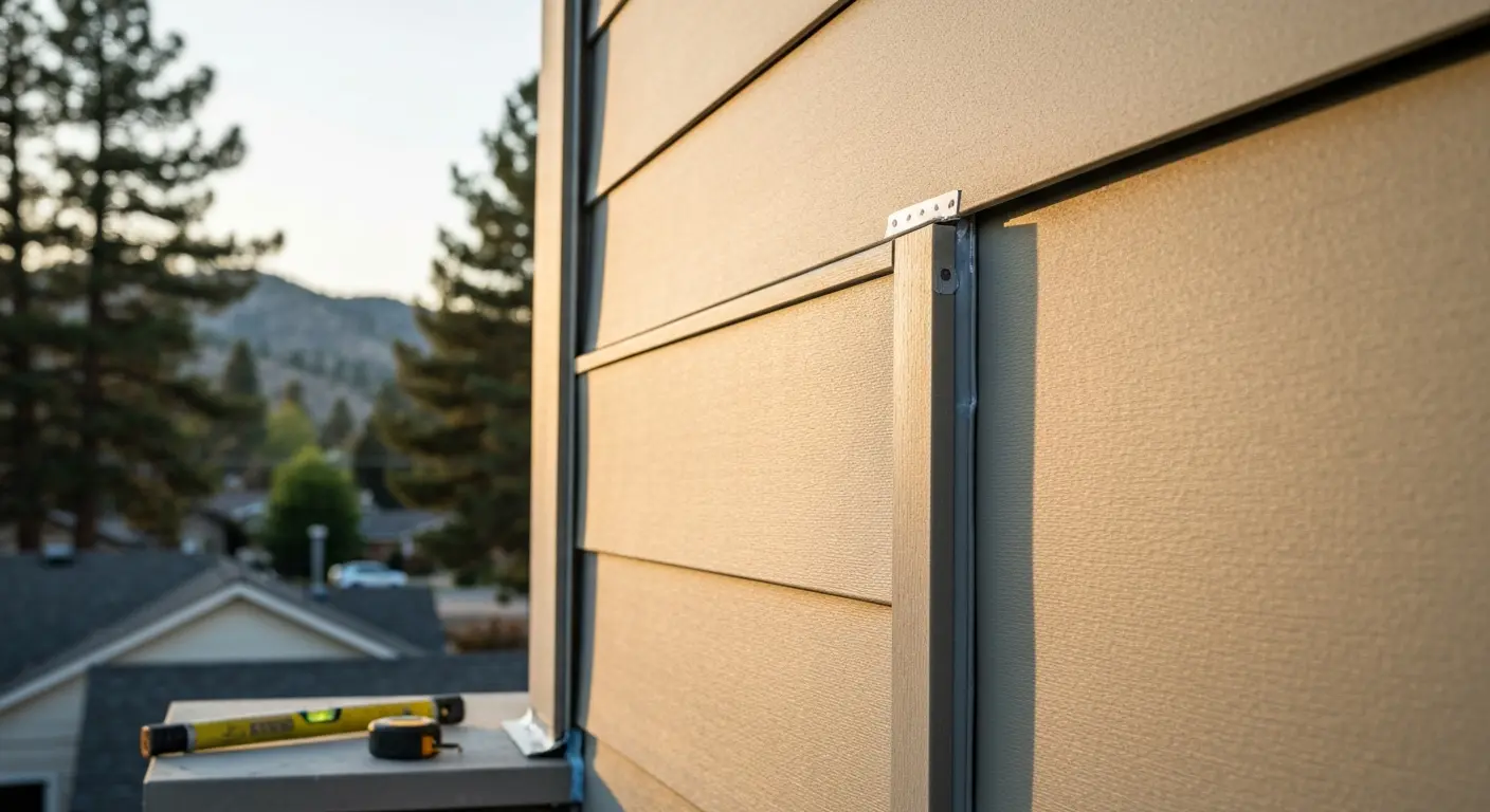 Fiber cement siding installation