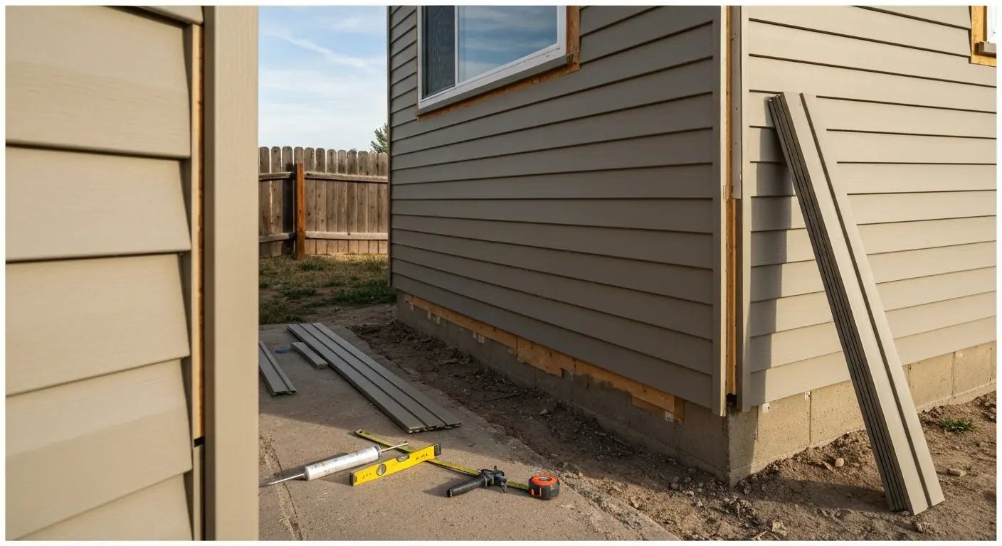 Siding installation in Riverside