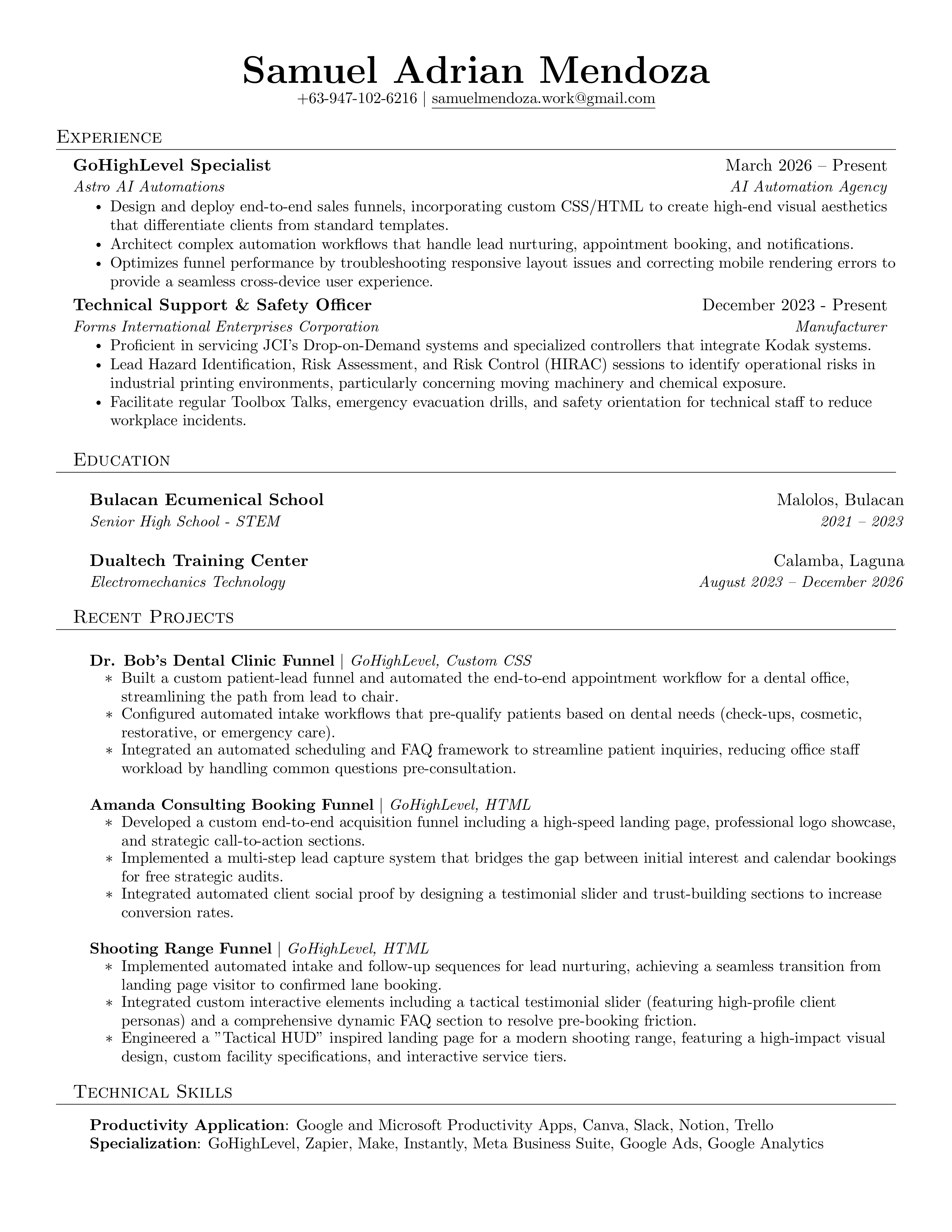 Resume Preview