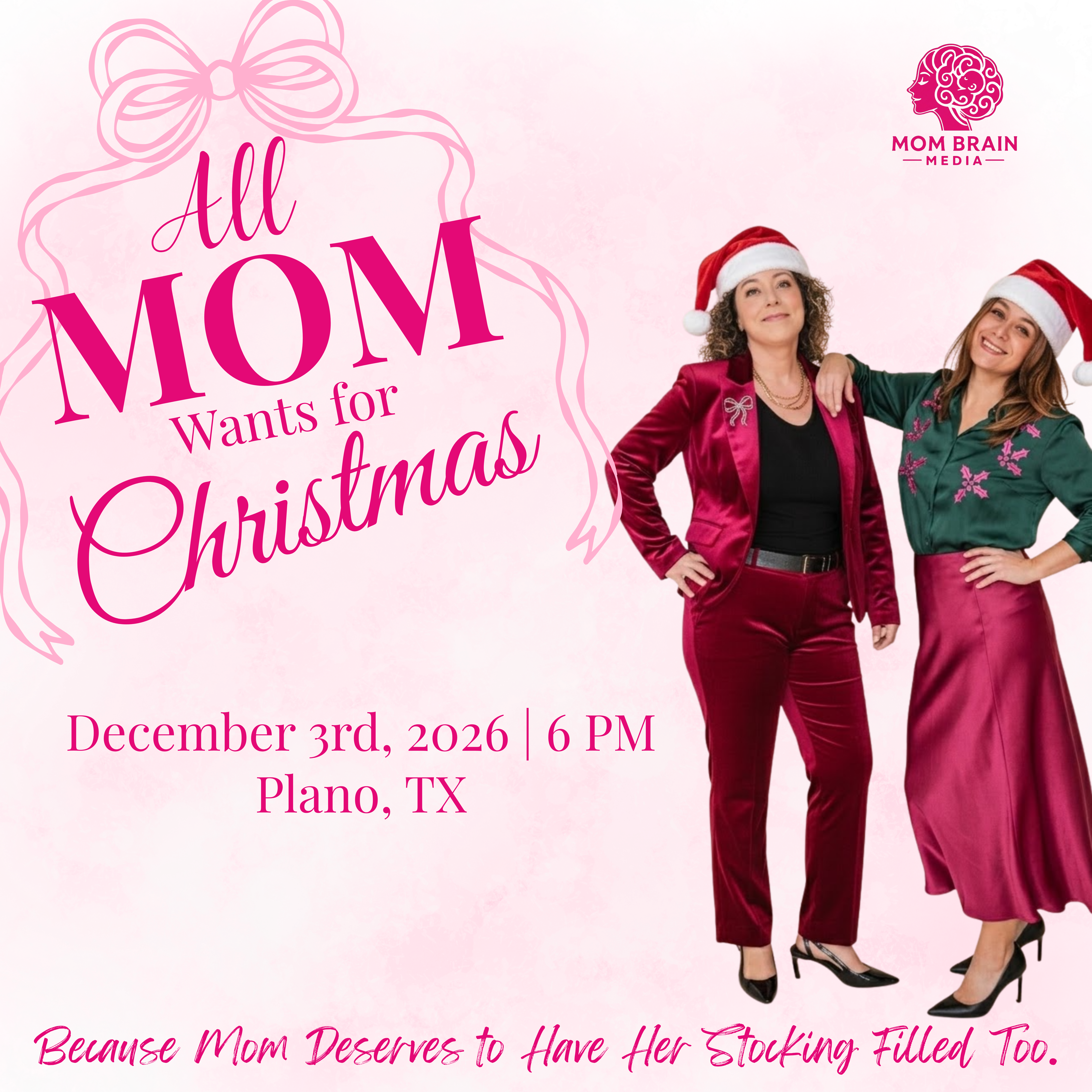 Save the date: All Mom Wants for Christmas, December&nbsp;3,&nbsp;2026