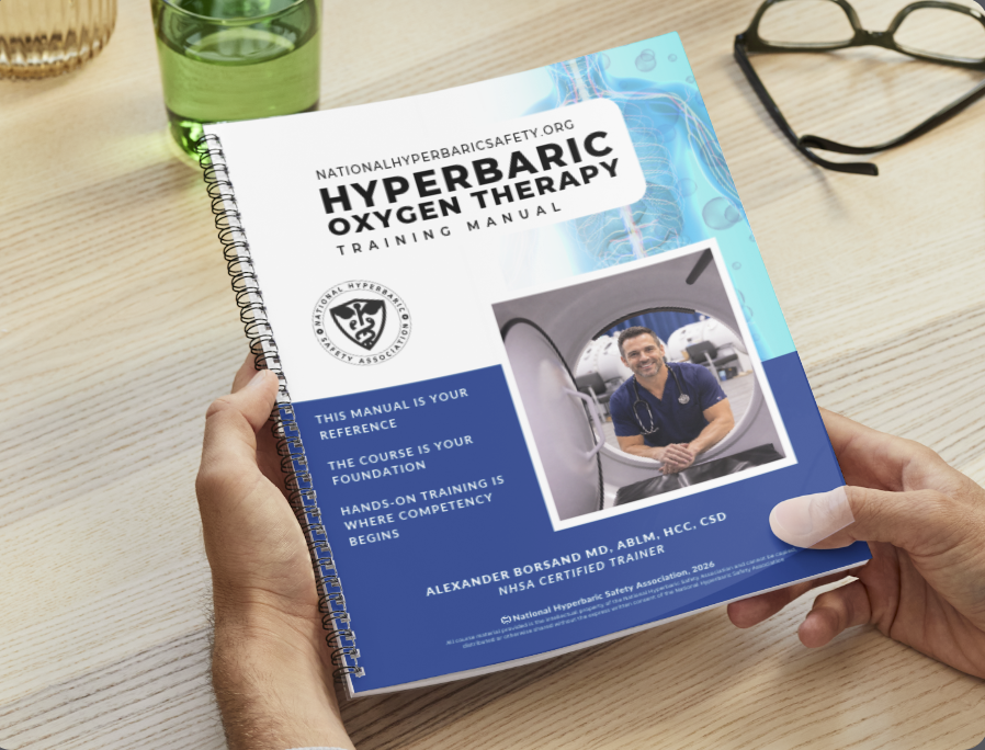 National Hyperbaric Safety Association Hyperbaric Oxygen Therapy Training Manual