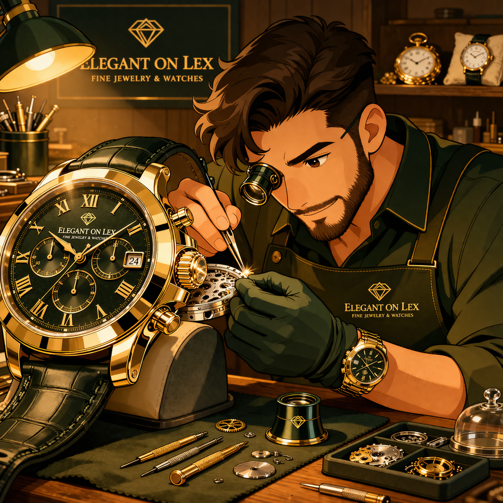 Repair jewelry and luxury watches at Elegant On Lex