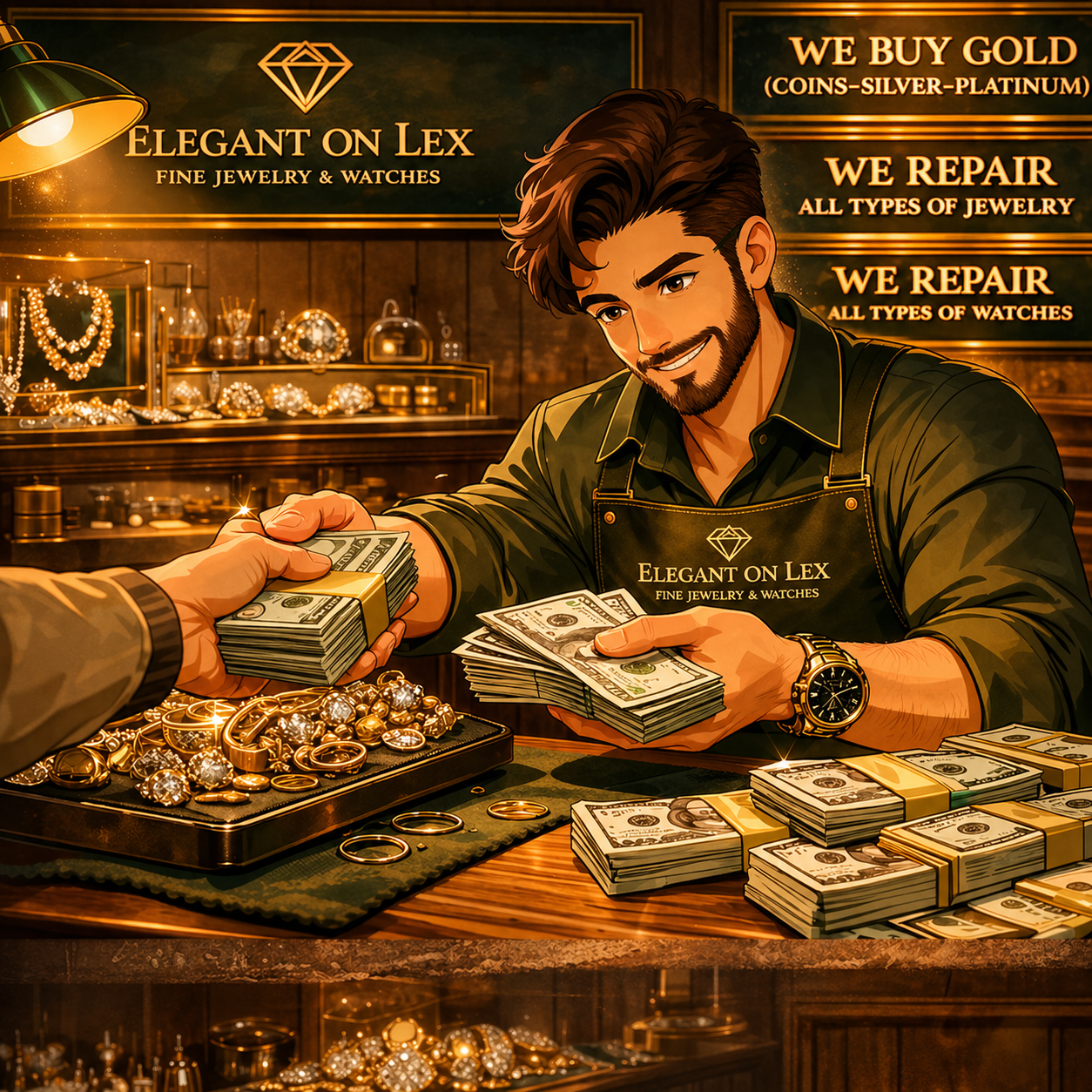 Buy fine jewelry and luxury timepieces at Elegant On Lex