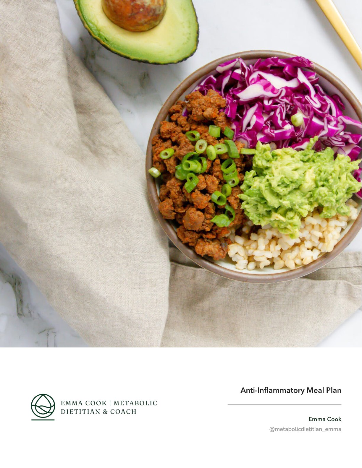 Anti-Inflammatory Meal Plan cover
