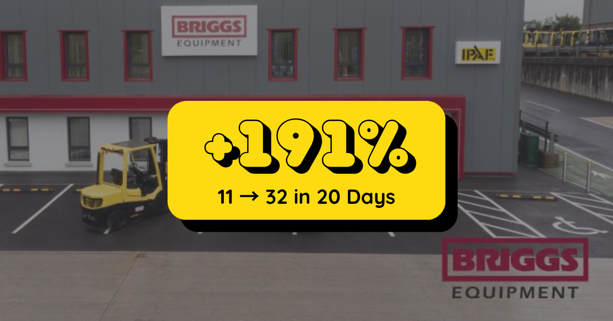 How Briggs Equipment Ireland Generated 21 New Reviews in 20 Days