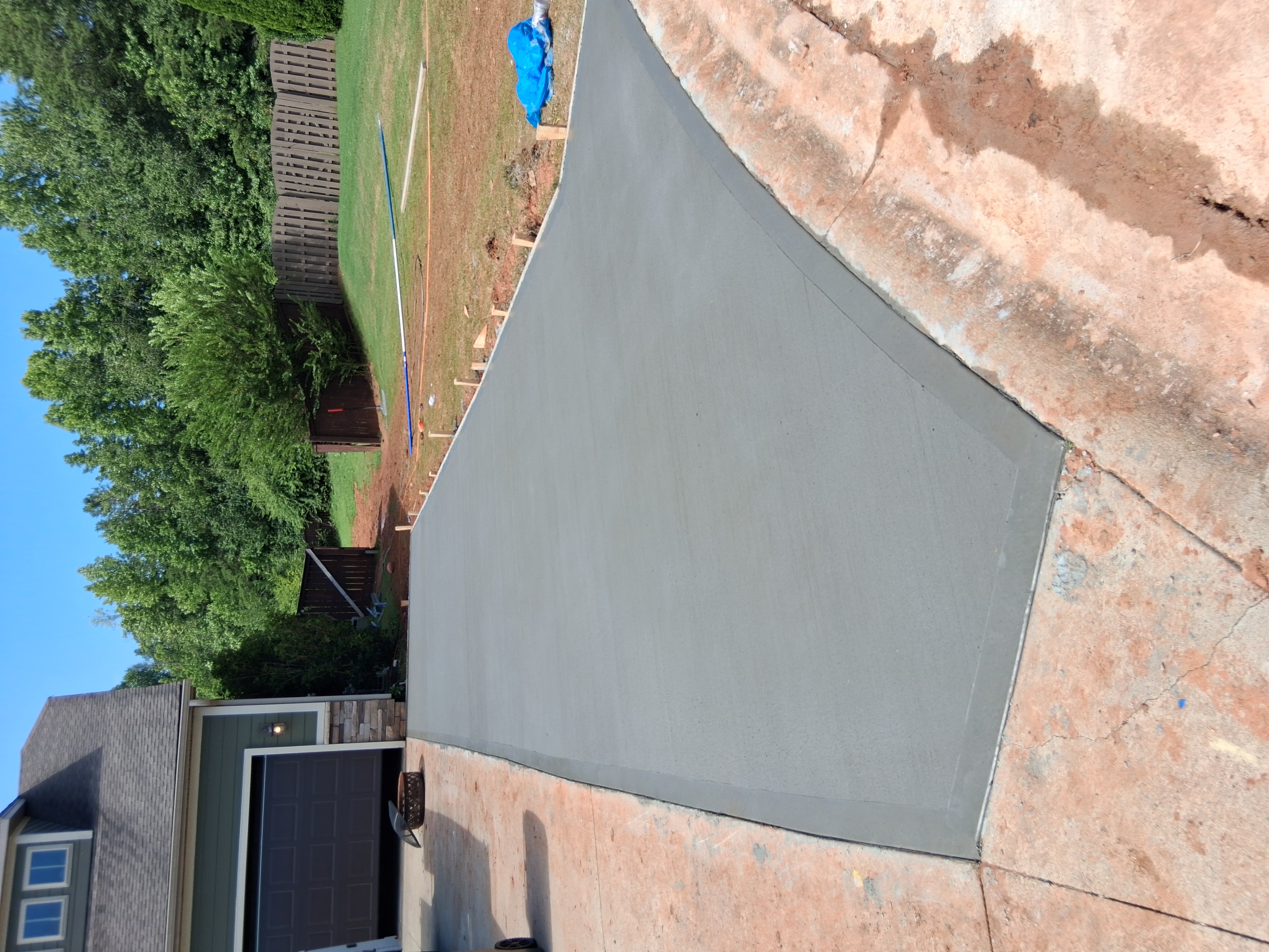 driveways project completed by Carolina Specialist Concrete LLC in Greer, SC
