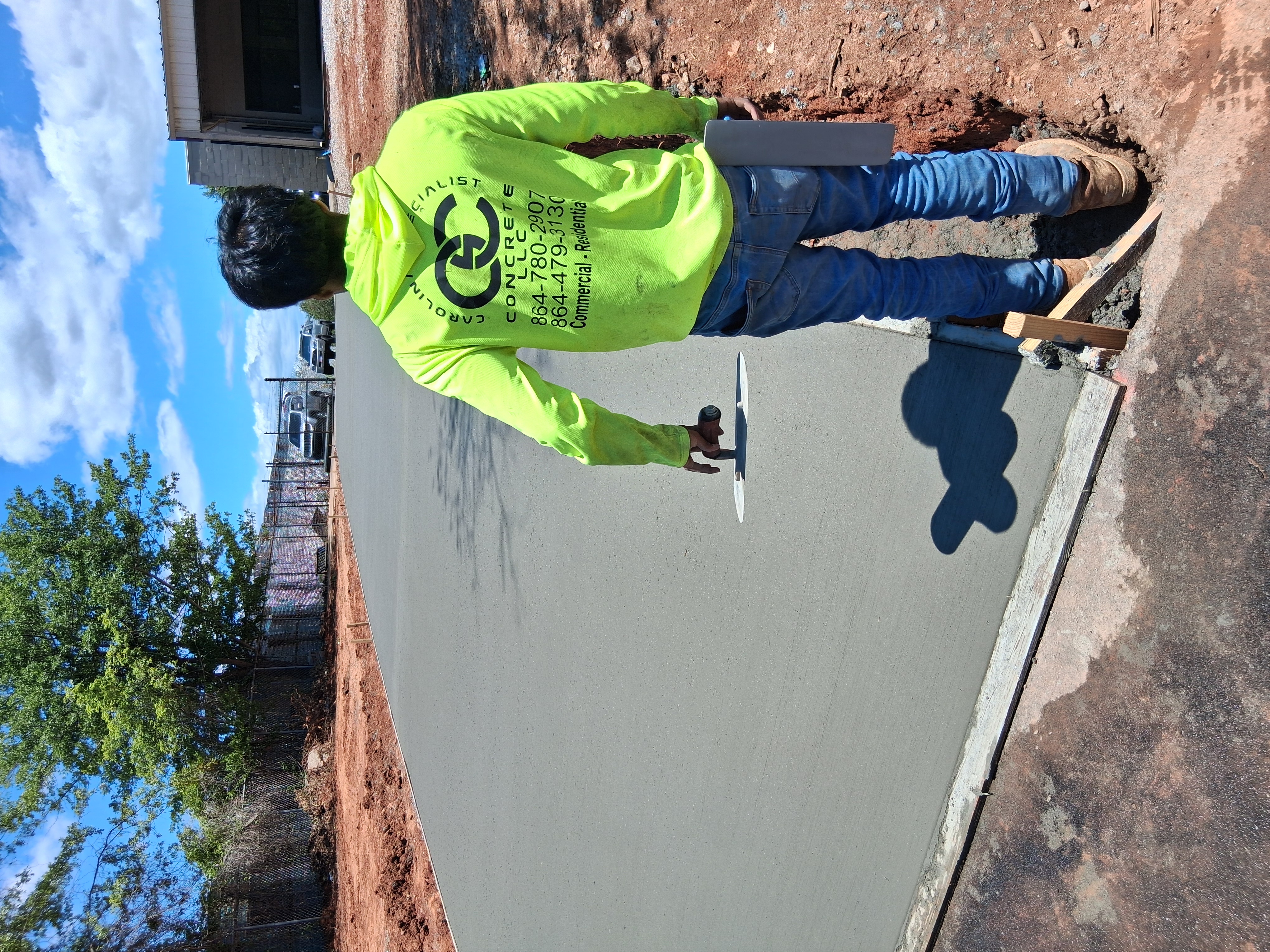 patios project completed by Carolina Specialist Concrete LLC in Simpsonville, SC