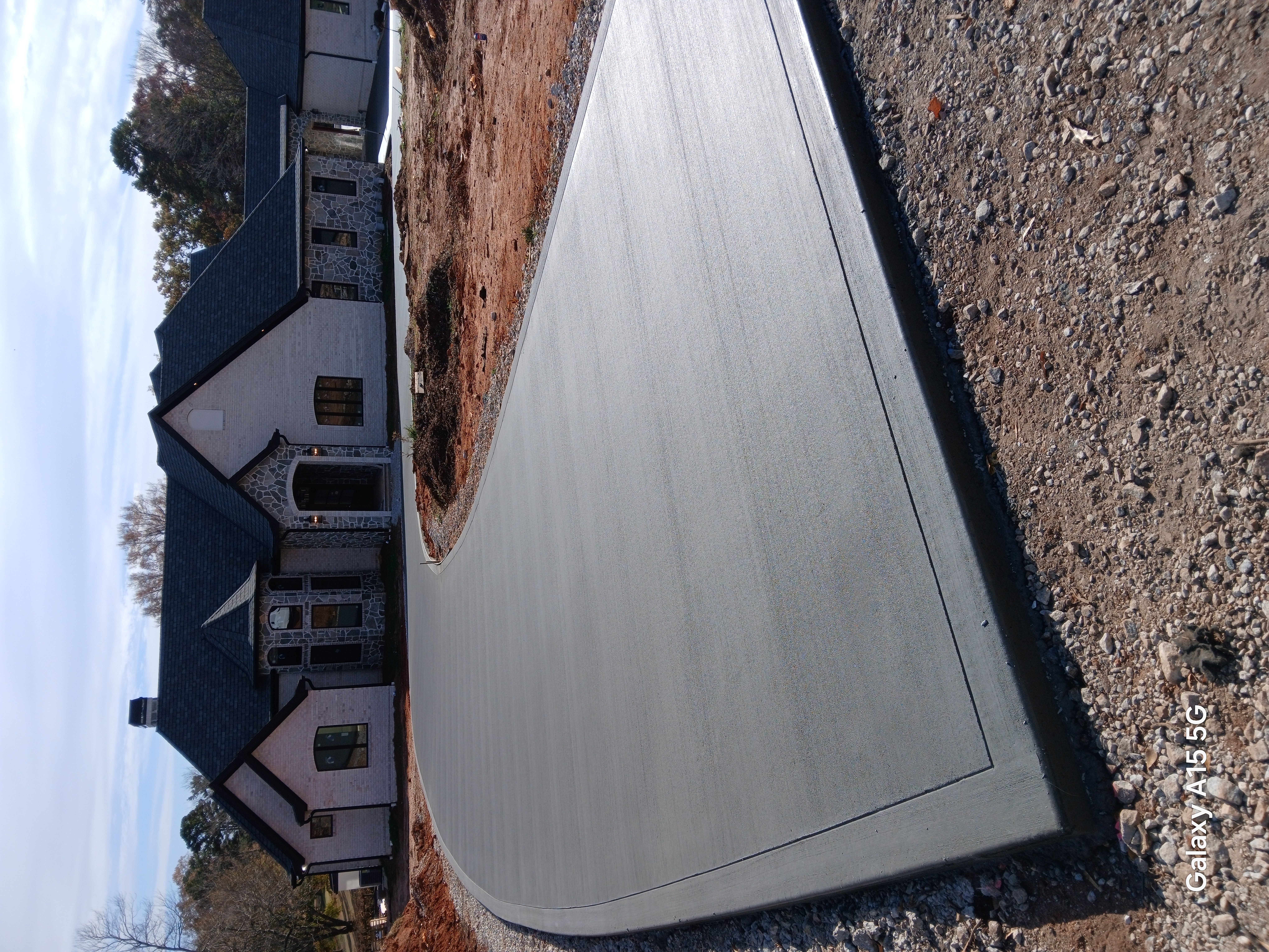 driveways project completed by Carolina Specialist Concrete LLC in Greer, SC